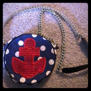 Betsey Johnson Sequin Anchor Purse